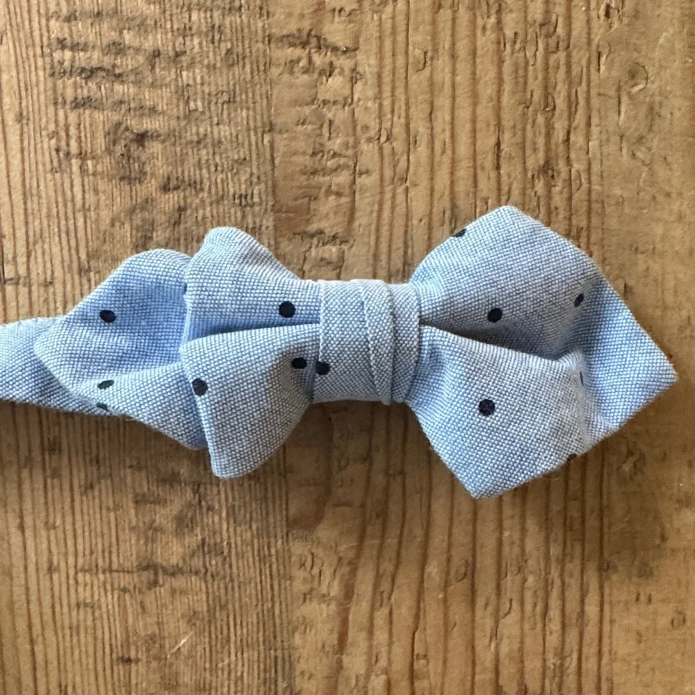 Boys Bow Ties, Chambray & Oxford Blue